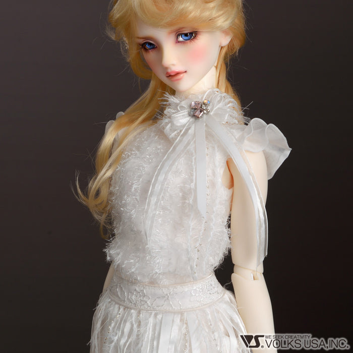 White Fringed Dress