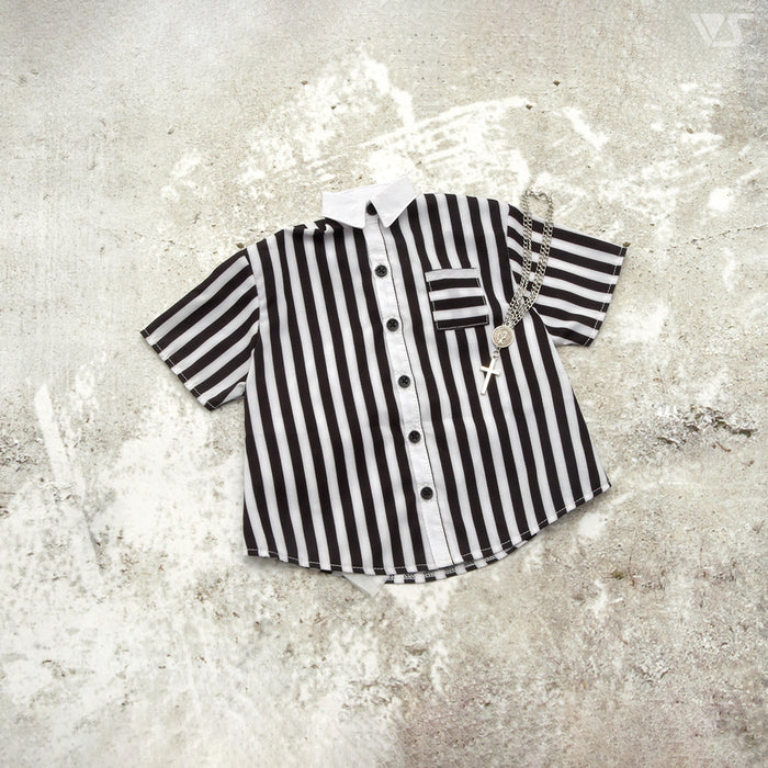Striped Shirt & Necklace