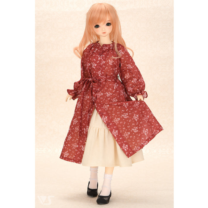 Chiffon Dress Set (Bordeaux)