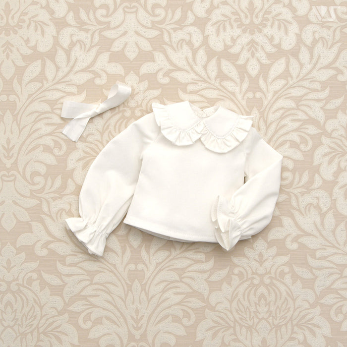 Big Collar White Blouse / Mini