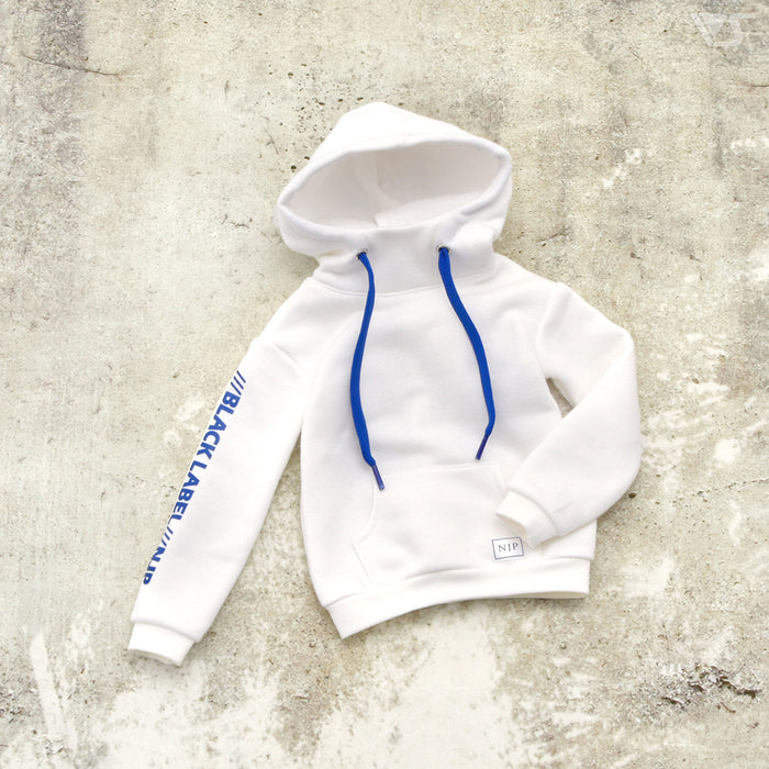 High Neck Hoodie (White)
