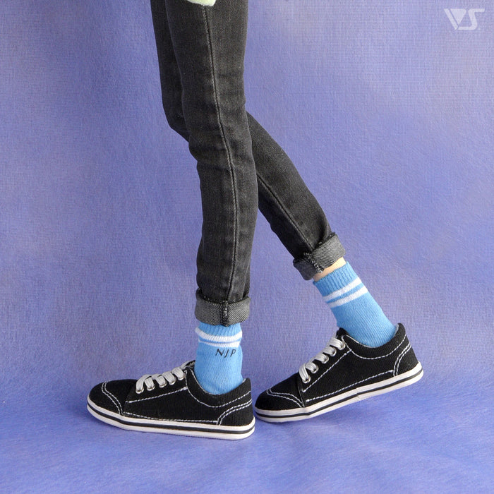 NJP Stripe Logo Socks (Blue)