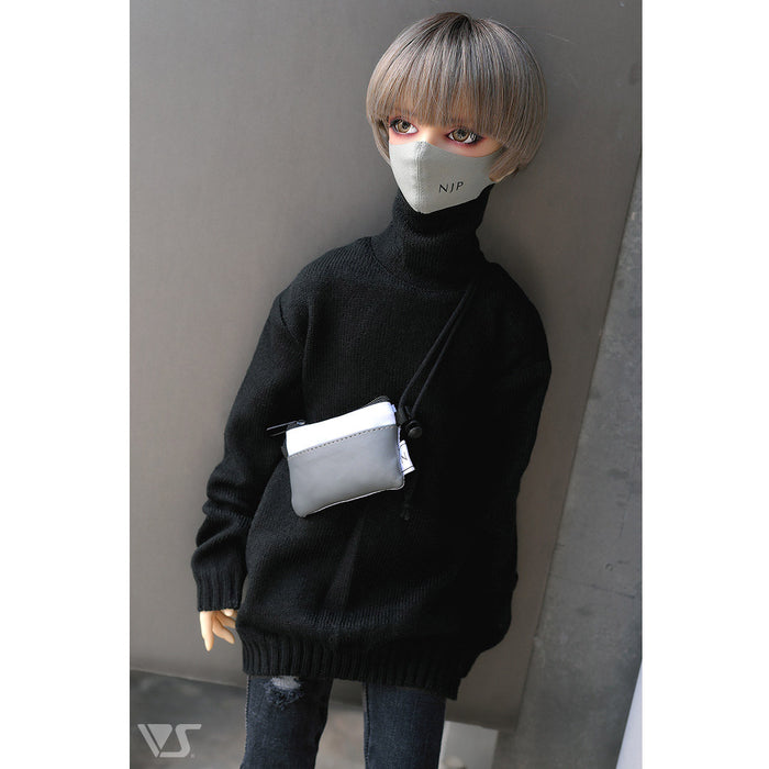 Turtle Neck Sweater Set (Black)