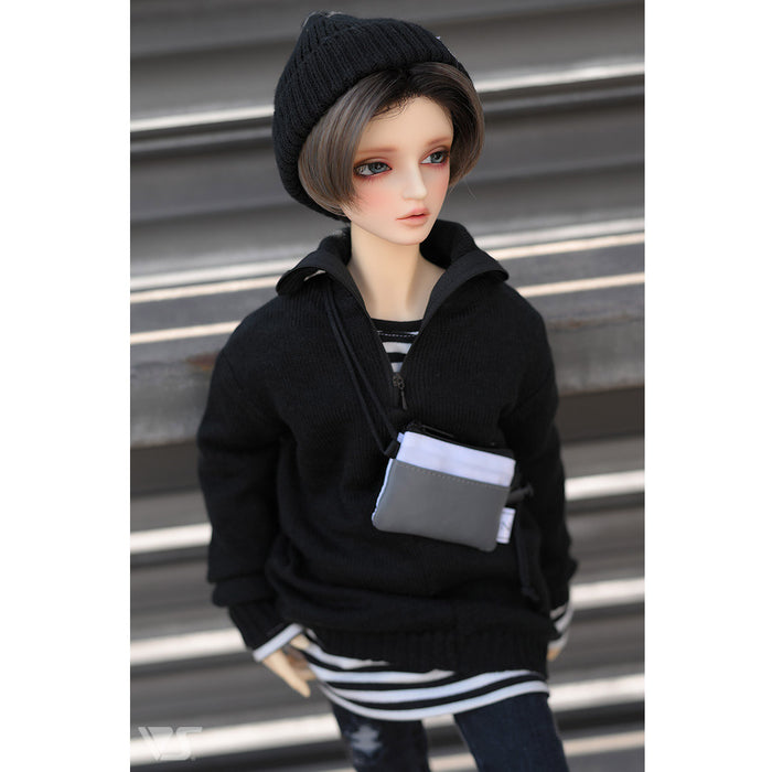 Turtle Neck Sweater Set (Black)