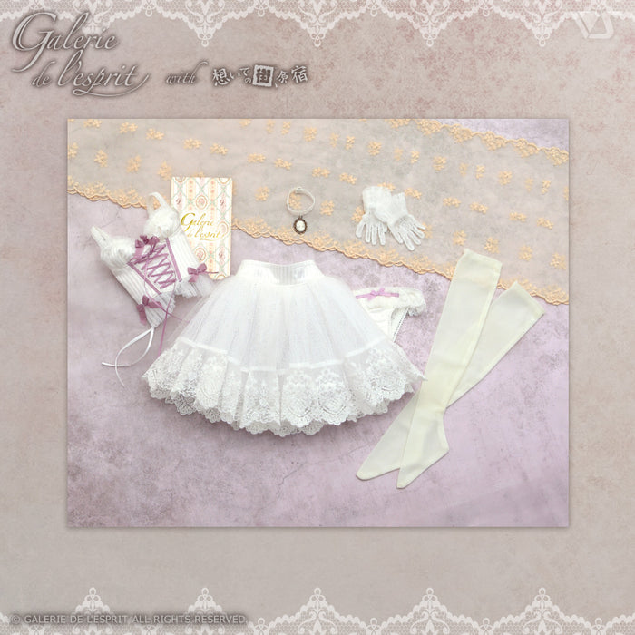 Galerie de l'esprit - Lingerie "PAPILLON Fleur Violette"