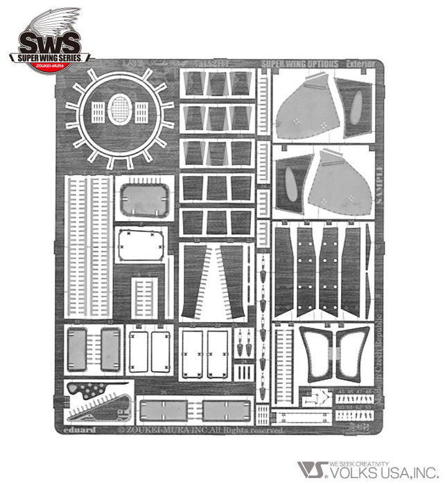 1/32 Ta 152 H-1 Photo-Etched Exterior Set