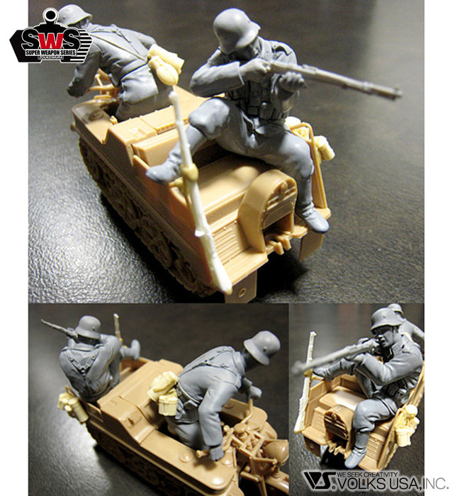 1/32 Kettenkrad Luftwaffe Decoy Set