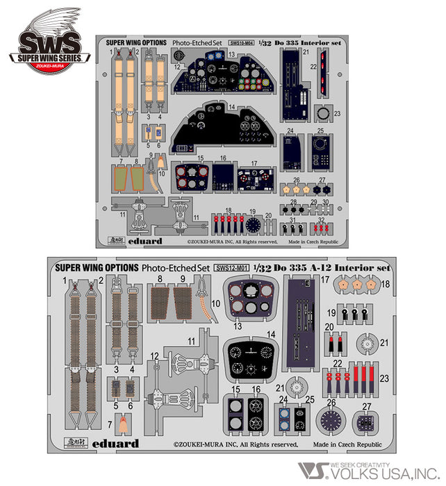 1/32 Do 335 A-0/A-12 Interior Set