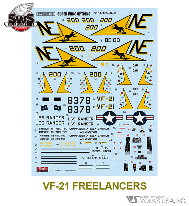 1/48 F-4J Marking Set 2