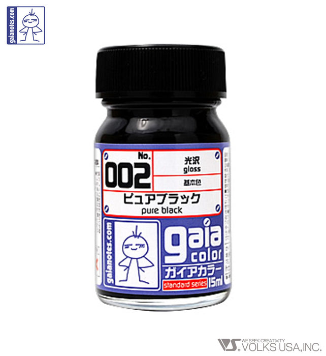 Gaia Basic Color 002 Gloss Pure Black