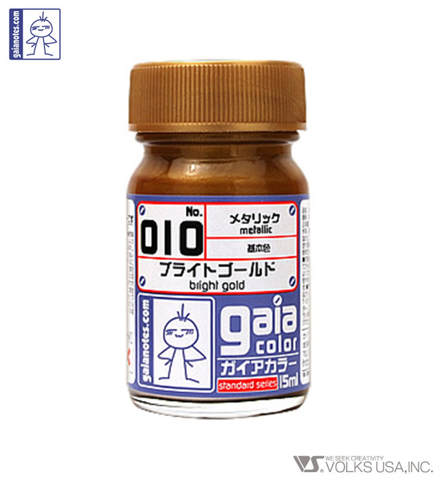 Gaia Metallic Color 010 Bright Gold
