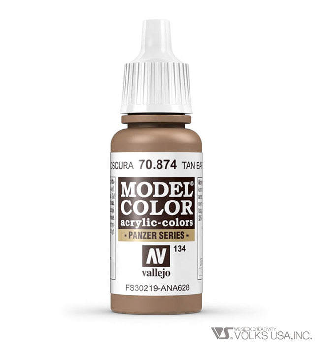 Vallejo Model Color, Tan Earth, 17ml 70.874