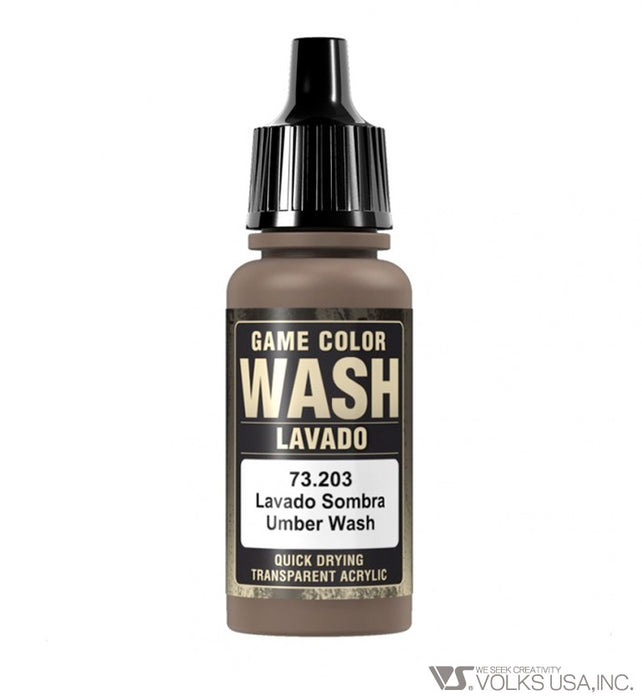 Vallejo Game Color, Umber Wash, 17ml 73.203