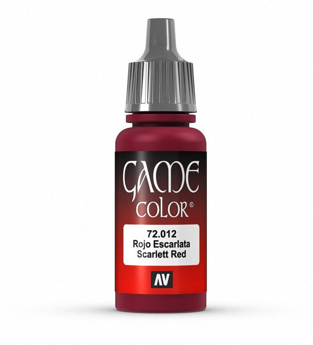 Vallejo Game Color, Scarlet Red, 17ml 72.012