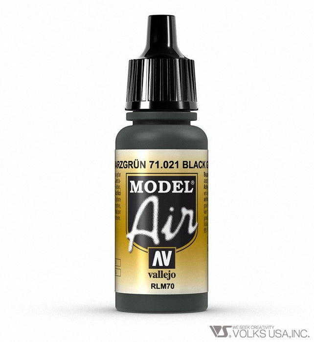 Vallejo Model Air, Black Green, 17ml 71.021
