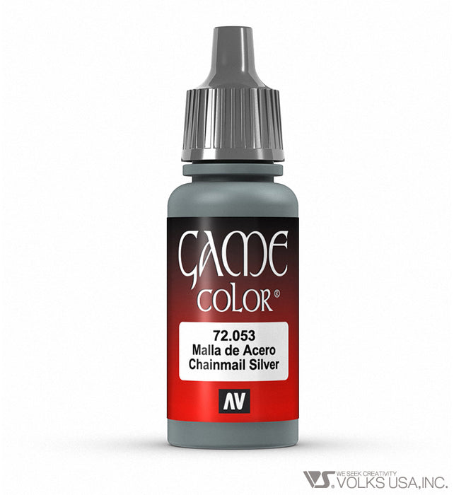 Vallejo Game Color, Chainmail Silver, 17ml 72.053