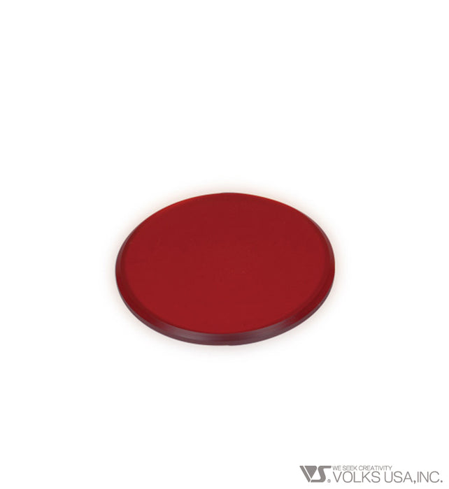 ZM Acrylic Base (Round/Beveled/ClearRed)
