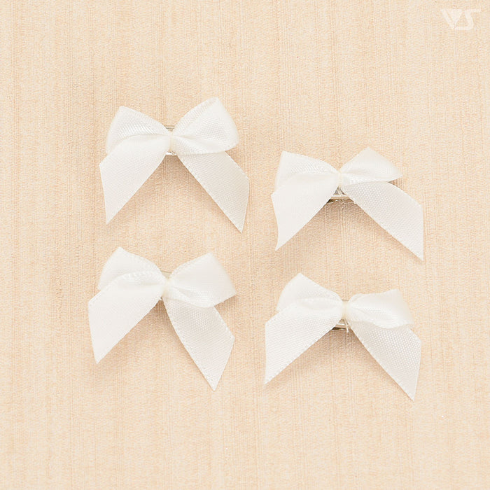 Mini Ribbon Clips (White)