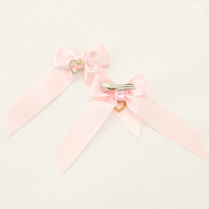 Ribbon Clips (Bijou / Pink)