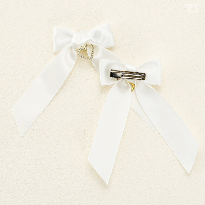 Ribbon Clips (Bijou / White)