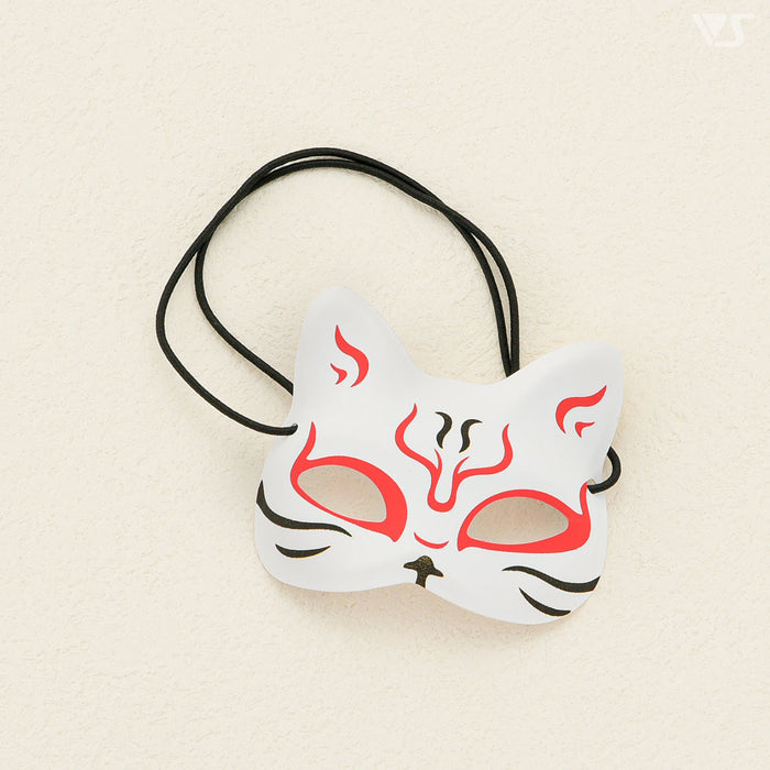 Japanese Cat Mask (Red)