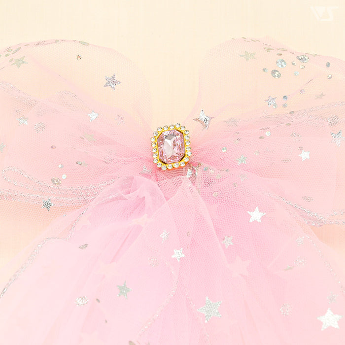 Tulle Ribbon Clip (Pink)