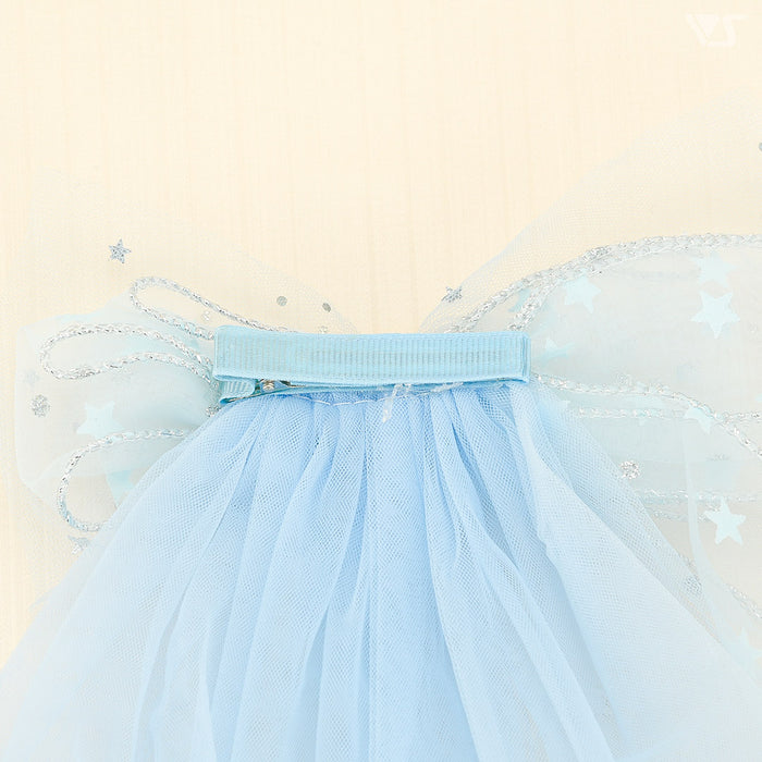 Tulle Ribbon Clip (Blue)