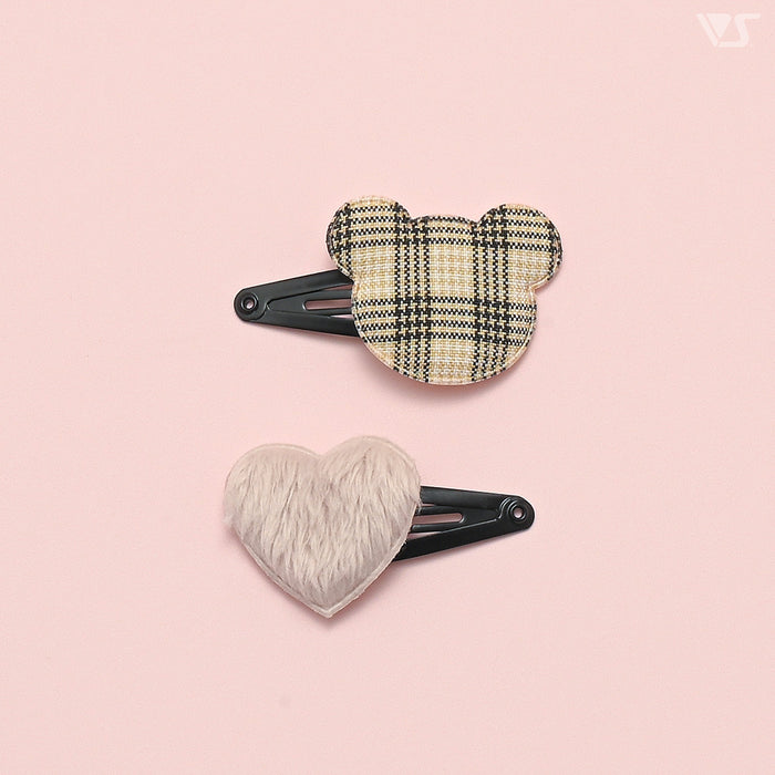 Bear Clip Set (Cream)