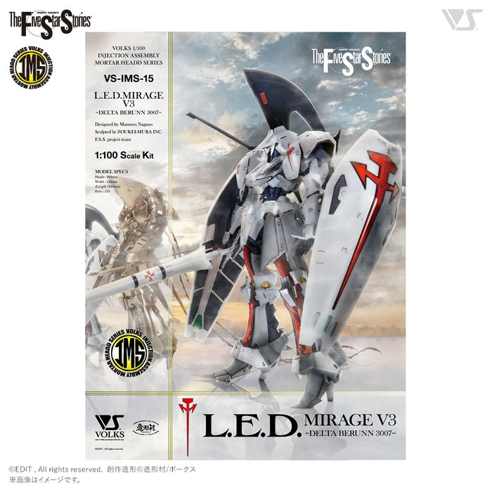 IMS 1/100 L.E.D. MIRAGE V3 =Delta Berunn 3007=