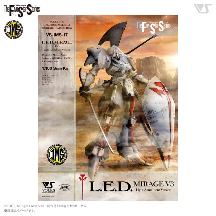 IMS 1/100 L.E.D. MIRAGE V3 Light Armament Version — VOLKS USA, INC.