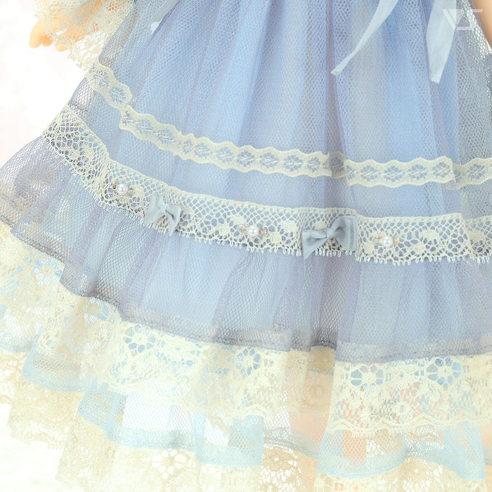 Lacy Tulle Dress (Hydrangea) / Mini