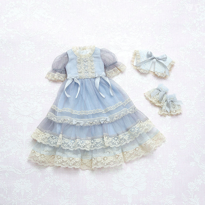 Lacy Tulle Dress (Hydrangea) / Mini