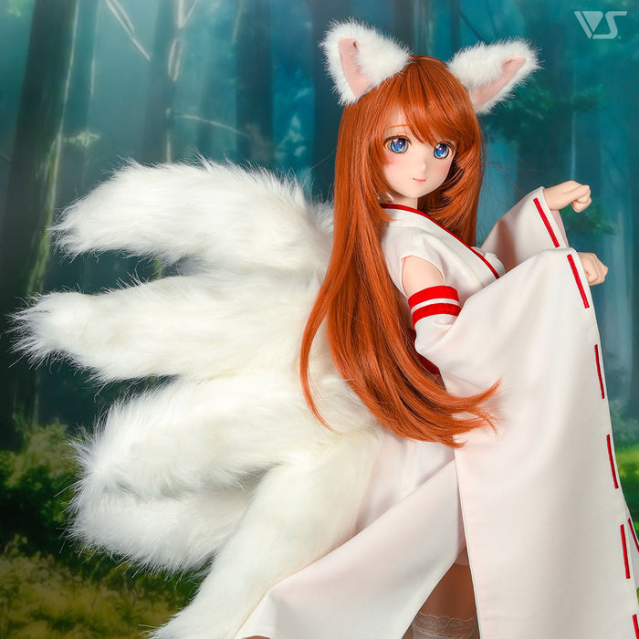 White Fox Ears & Nine Tails