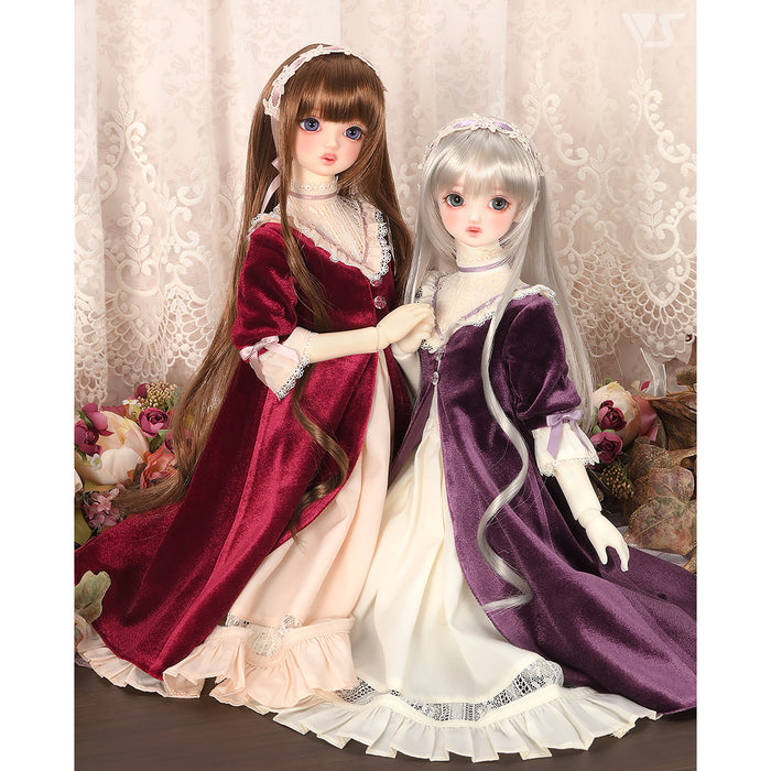 Velour Dress (Rose Red)