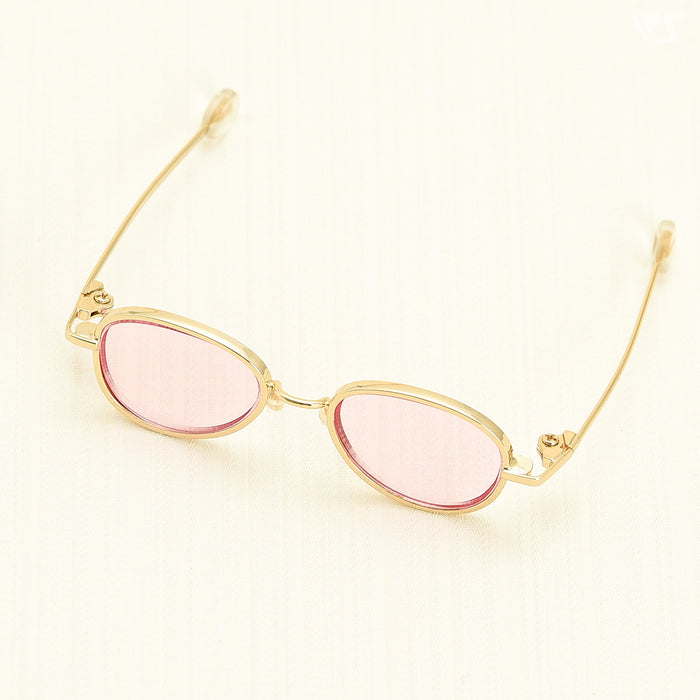 Sunglasses (Gold Frame / Pink)