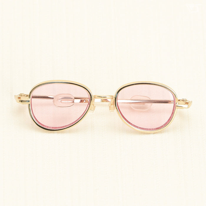 Sunglasses (Gold Frame / Pink)