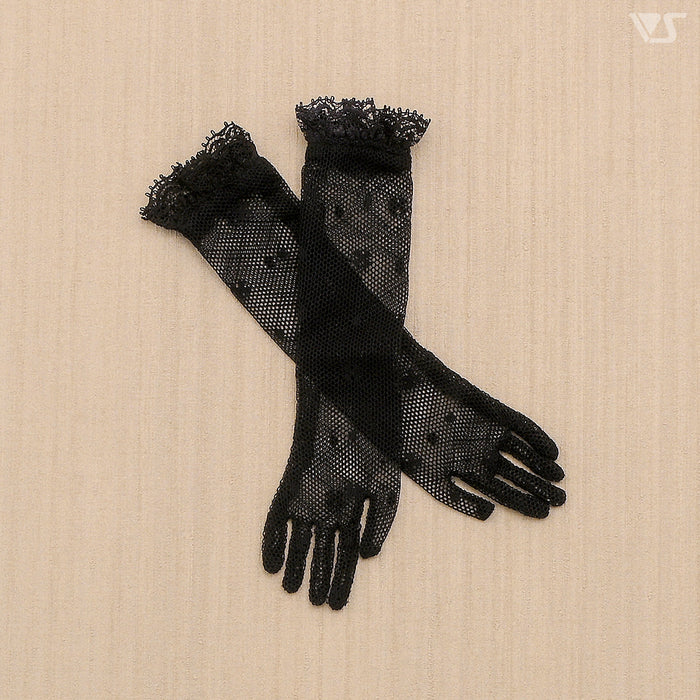 Long Gloves (Black / Lace)