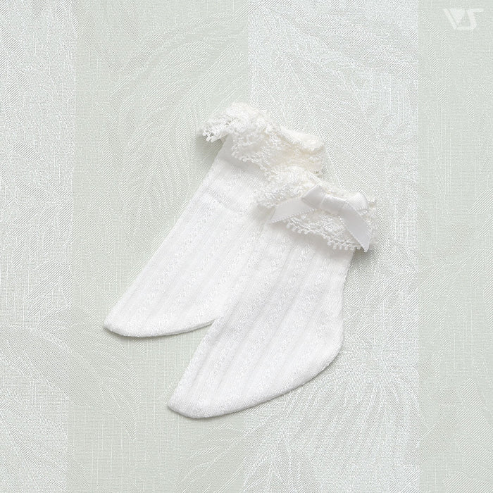 SD Frilled Socks (White)