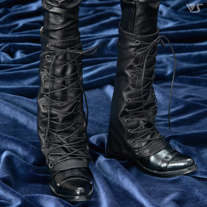 Lace-up Boot Covers (Black)