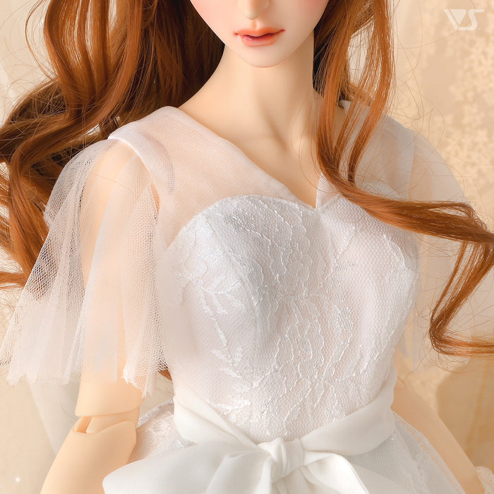 SD16 Long Back Dress (White)