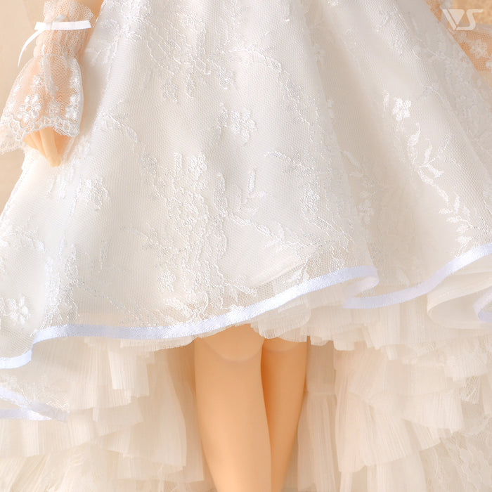 SD16 Long Back Dress (White)