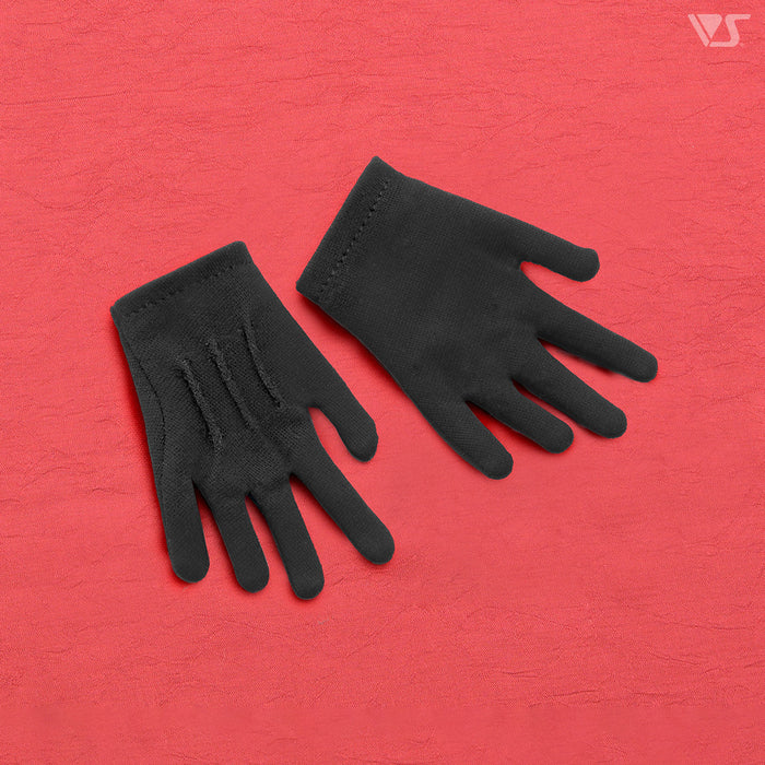 Pin Tuck Gloves (Black)