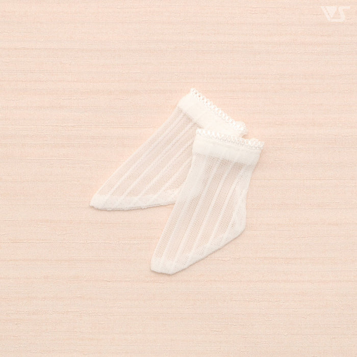 SDM Sheer Socks / Chimikko & Mini (White)
