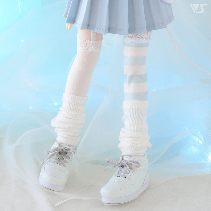 SDM Garter Socks / Mini (White / Lace)