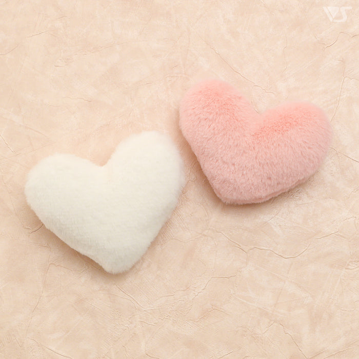 Heart Cushion Set (White & Pink)