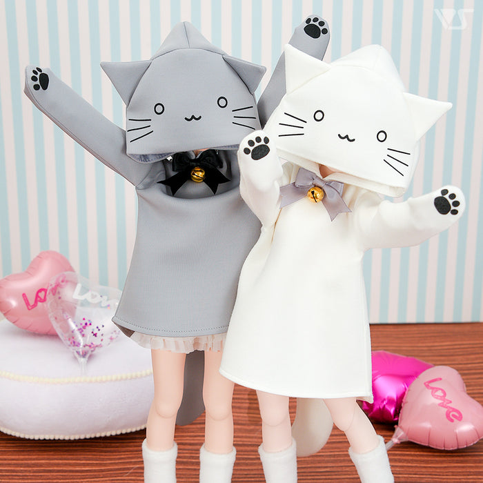 Gray Cat Hoodie / Mini