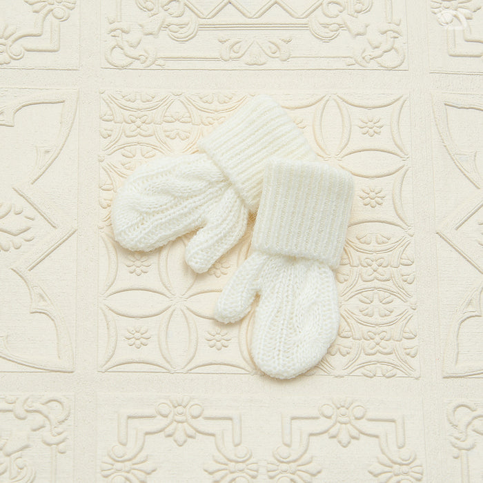 Mitten Gloves (Cream)