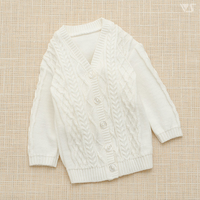 Knit Cardigan (White)
