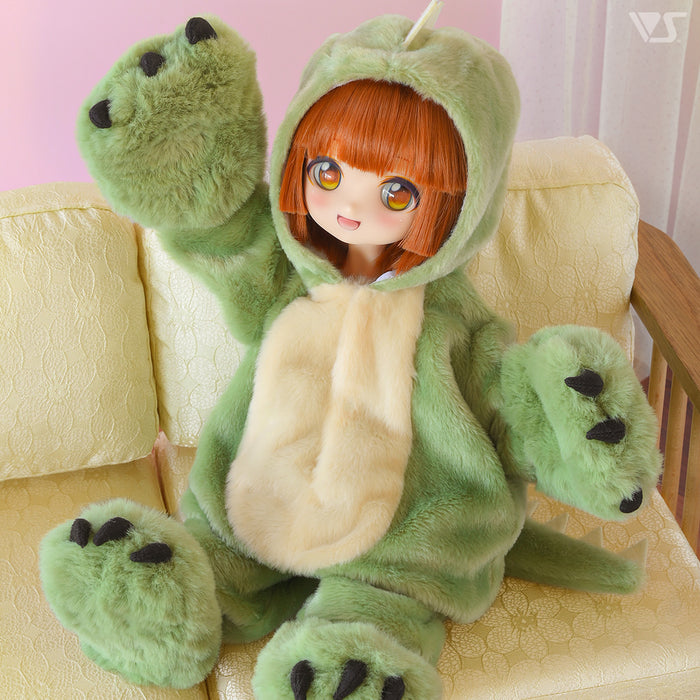 Fluffy Dragon Gloves & Slippers Set