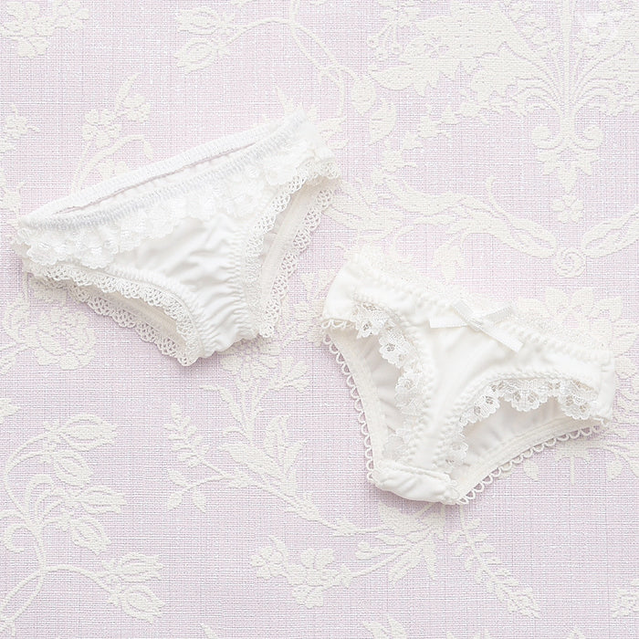 Sweet Frill Panties Set (White)